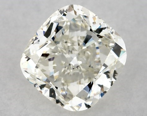 GIA 1.00 Carat K-SI2 Good Cut Cushion Modified Diamond